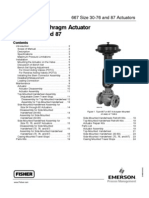 Fisher Type 667 Diaphragm Actuator