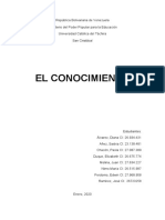 Seminario, El Conocimiento (Corregido)