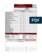 Formato - Check-List Refugio Minero