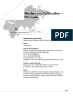 Mushroom Cultivation - Ethiopia: Eneral Nformation