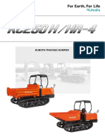 Kubota Tracked Dumper: 45.5 PS 2700 KG