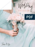 Tone It Up! Wedding - Program