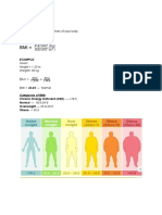 Height (M) W Eight (KG) : - Abbreviated As BMI - Measures Thinness or Fatness of Your Body.