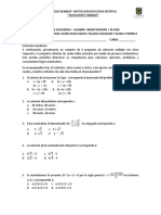 Prueba de Suficiencia Matematicas 9