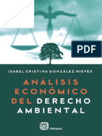 Analisis Economico Del Derecho - Gonzalez Nieves, Isabel Cristin