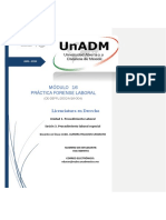 Módulo 16 Práctica Forense Laboral: Licenciatura en Derecho