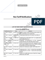 Non-Tarrif Notifications GST