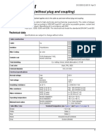 Data Sheet: SC Sensor Cable (Without Plug and Coupling)