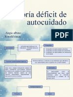 La Teoría Déficit de Autocuidado