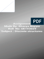 Maths Subject Discrete Structures