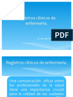 Registros Clínicos de Enfermería