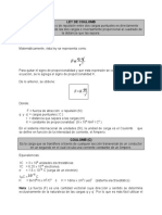 Ley de Coulomb