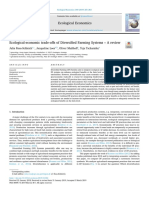 Ecological Economic Trade Offs of Diversified Farming Systems