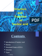 Structure and Function of Nucleic Acid