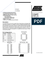 4-Megabit (512K X 8) 5-Volt Only 256-Byte Sector Flash Memory AT29C040A