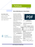 Risk and Rate Measures in Cohort Studies