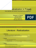 Youth Radicalization in Punjab, Pakistan