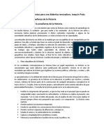 Enseñar Historia: Notas para Una Didáctica Renovadora. Joaquín Prats