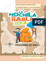 Programa Inicio Mochila Avcn