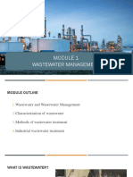 Module 1 - Wastewater and Wastewater Treatment Part 1