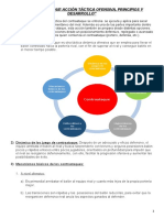 El Contraataque. Acción Táctica Ofensiva, Principios y Desarrollo.