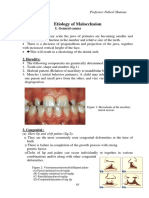 5.etiology of Malocclusion