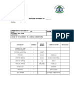 Modelo Word Nota de Entrega