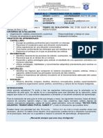 GUÍA DE TRABAJO No4-TRANSITANDO POR EL SABER 5° SEDE ISHKUE