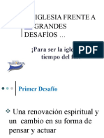 Los 10 Desafios de La Iglesia HOY para Ancianos