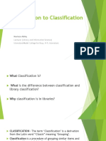 Introduction To Classification