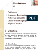 Asepsie, Désinfection Et Stérilisation