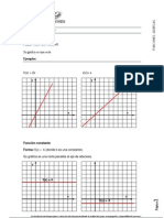 Tipos de Funciones. Gráficas