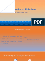 Properties of Relations