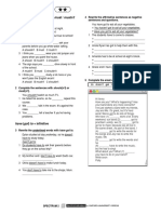 Grammar Unit 7: Modals: Should / Shouldn't, Must / Mustn't