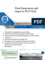 Solar, Wind Generation and Challenges To PLN Grid: By: Eddie Widiono