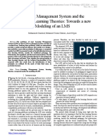 Learning Management System and The Underlying Learning Theories: Towards A New Modeling of An LMS