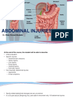 Abdominal Injuries: Dr. Aftab Ahmed Mustafa