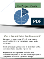 Estimating The Project Costs