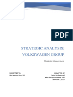 Volkswagen Strategic Management