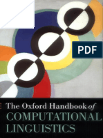 (Oxford Handbooks in Linguistics) Ruslan Mitkov (Ed.) - The Oxford Handbook of Computational Linguistics-Oxford University Press, USA (2003)