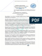 Decreto Ejecutivo 33 de 4 de Febrero de 2021