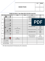 Academic Calendar Winter VIT 2020-21 