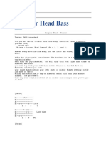 Lacquer Head Bass Tab