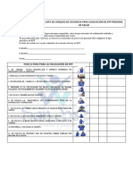 Listas de Chequeo Colocación y Retiro de EPP Actualizada