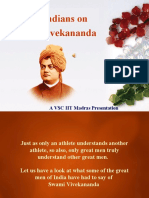 Great Indians On Swami Vivekananda: A VSC IIT Madras Presentation