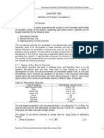 Chapter 2-Design of Channels