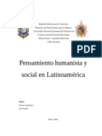 Pensamiento Humanista en Latinoamérica - Filosofía Sistemas - UNEFA