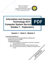 Information and Communication Technology (ICT) - Computer System Servicing (CSS) Grades 7 - Exploratory