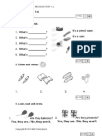 Revision Test 1-4 - Smart Junior 2