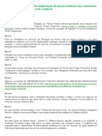 20 Dicas para Elaboração de Peças Práticas Delegado Sérgio Bautzer